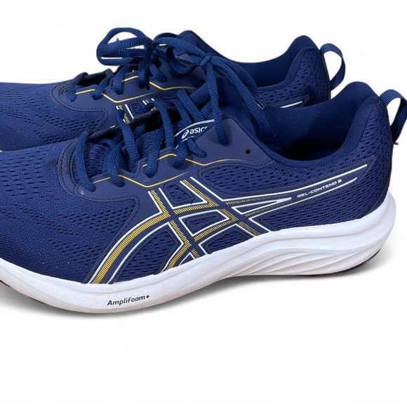 Asics Other - ASICS Men's Athletic Running Shoes — Navy with Yellow Accents